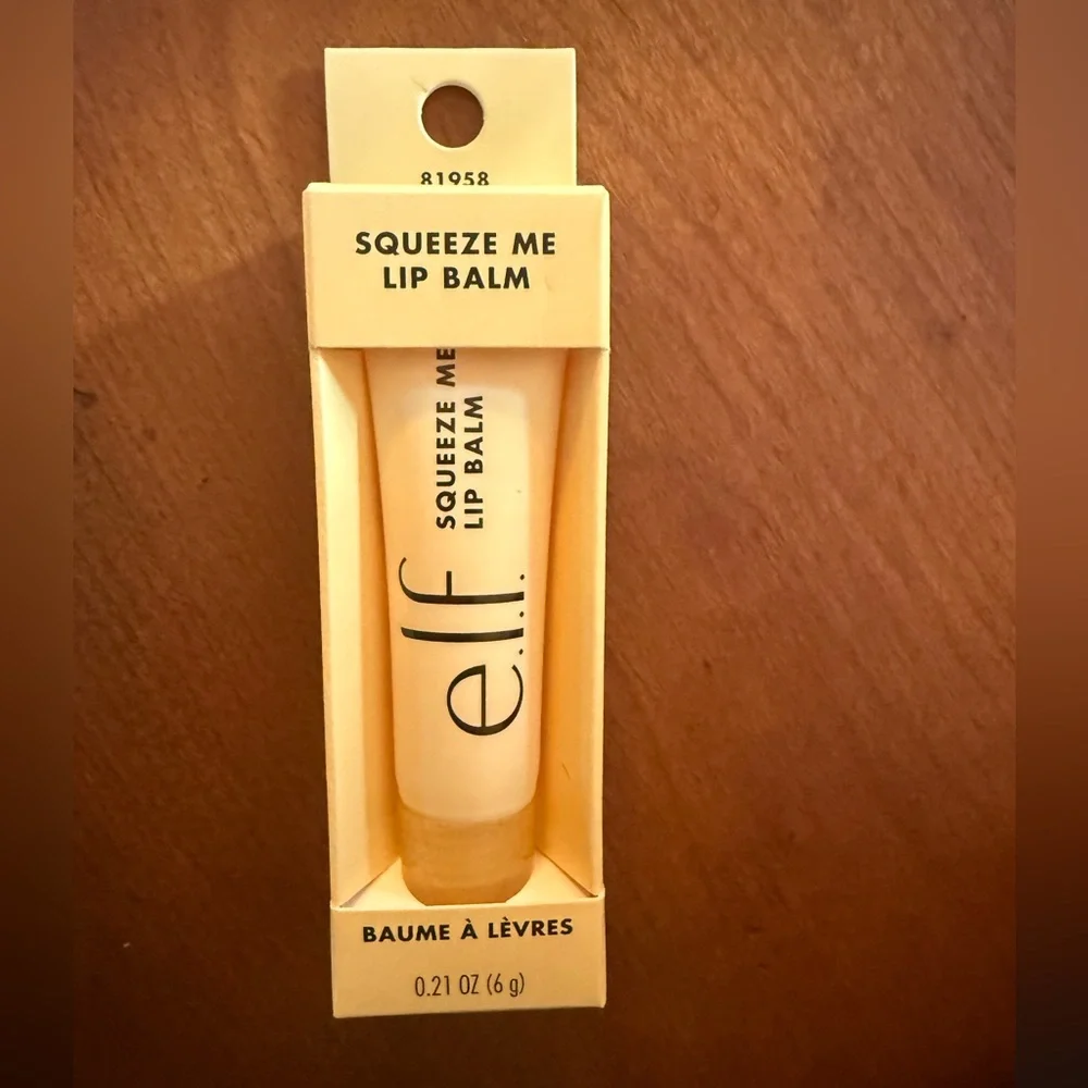 💙 4/$20 E.L.F COSMETICS SQUEEZE ME LIP BALM - VANILLA FROSTING